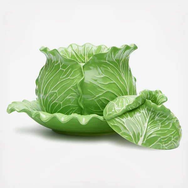 Tory Burch Lettuce Ware Covered Tureen - Green