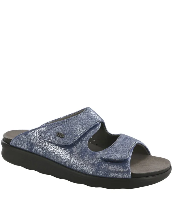SAS Women's Cozy Silver Blue 11 Wide