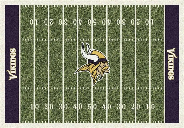 Minnesota Vikings NFL Team Spirit Area Rug