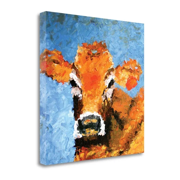 18x22 x 18x22 Cow by Leslie Seata Fine Art Giclee Print