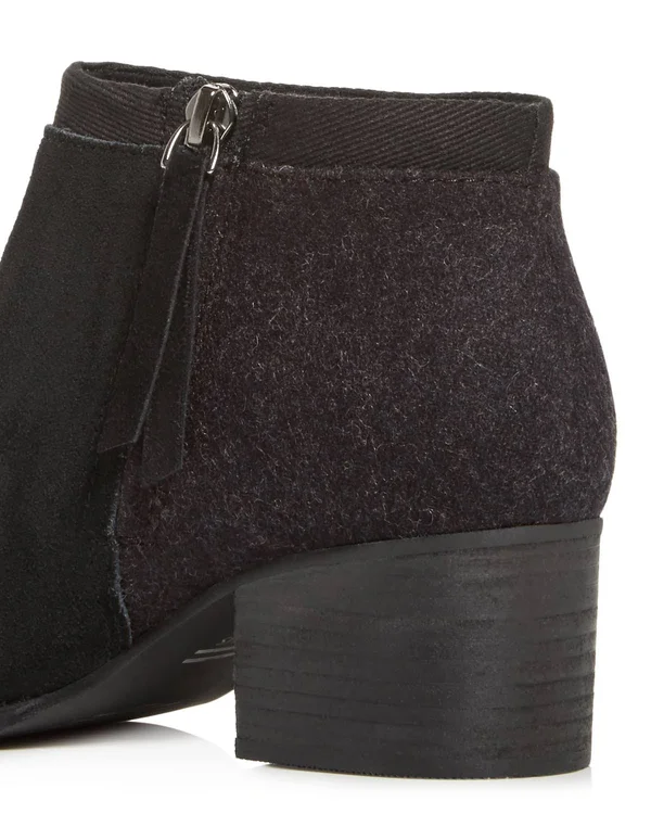 Toms Taupe Gray Suede Women's Loren Booties