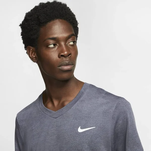 Nike Men's Court Dry Challenger Short Sleeve Tennis Top - BV0766-S20