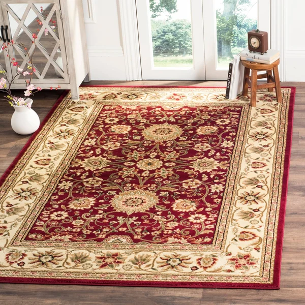Safavieh Lyndhurst Ambrogina Traditional Rug - 11& x 15& - Red/Ivory