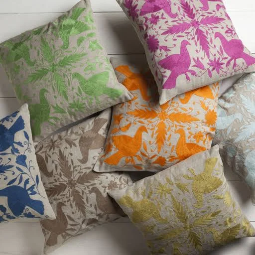 Surya Otomi Pillow - Blue