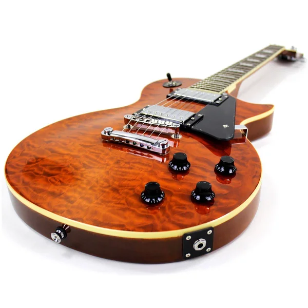 Oscar Schmidt Oe20qte 6-String Solid-Body Electric Guitar - Quilt Tiger Eye