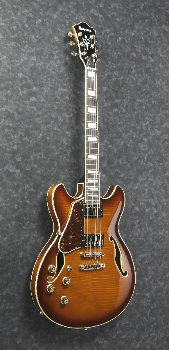 Ibanez AS93FM Artcore Expressionist Left-Handed Electric Guitar Violin Sunburst