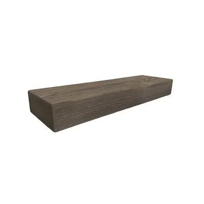 Juna Floating Shelf Millwood Pines Finish: Gray, Size: 3x22 H x 30x22 W x 7x22 D