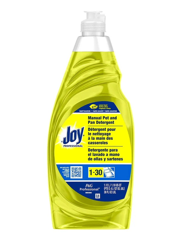 Joy Dishwashing Liquid - 38 oz Bottle, 8/Carton