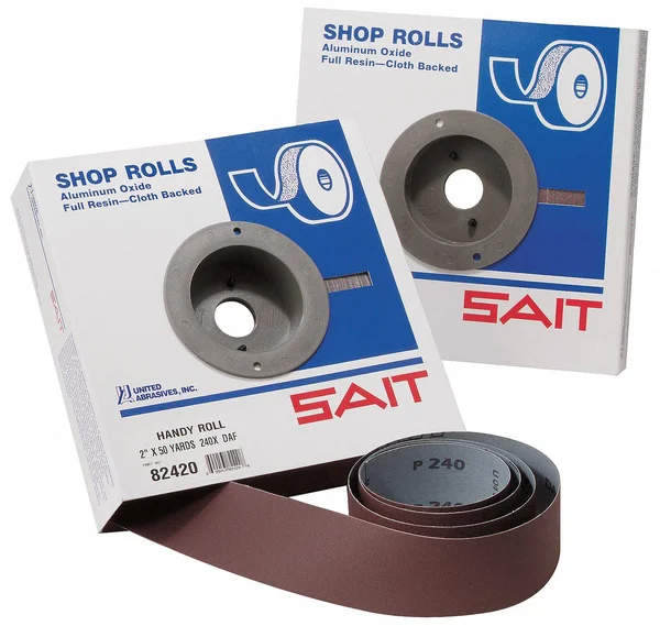 United Abrasives-Sait 80406 Abrasive Roll - 1-1/2x22wx150 ft. L, 40G