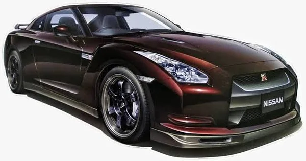 Aoshima 1/24 The Model Car Series No.35 Nissan R35GT-R Spec-V 2009