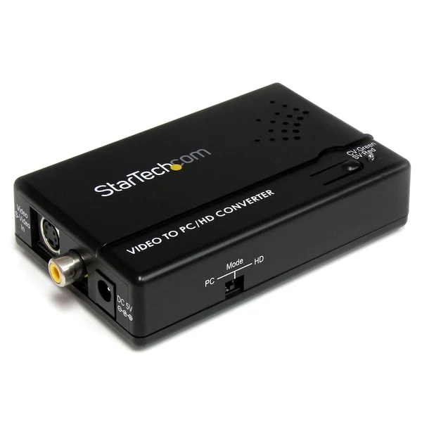 StarTech.com Composite and S-Video to VGA Video Scan composite to VGA scan s-Video to VGA (VID2VGATV2) Video Converter