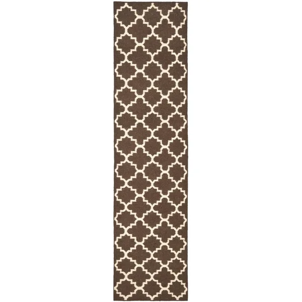 Safavieh Dhurries Grey & Ivory Area Rug; Square 6&