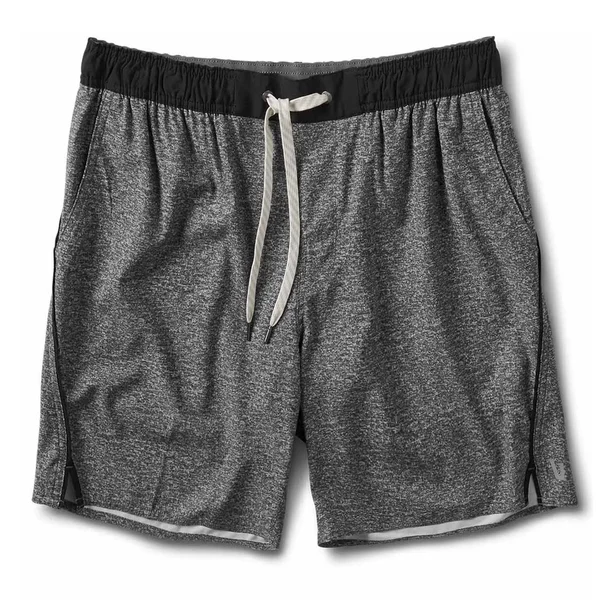 Vuori Trail Running Short Men's - Charcoal Heather Texture, M