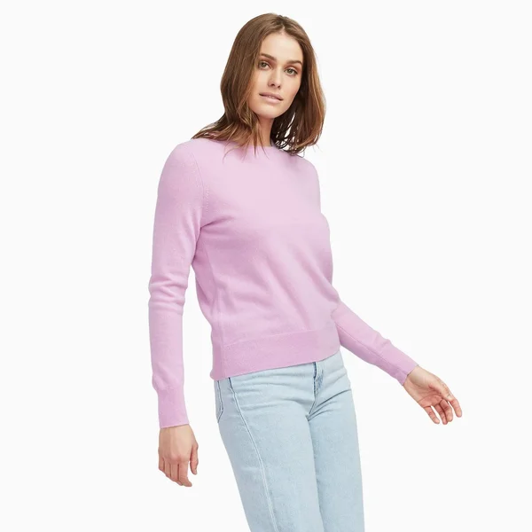 The Essential Cashmere Sweater Womens Lilac - Xxs by NAADAM