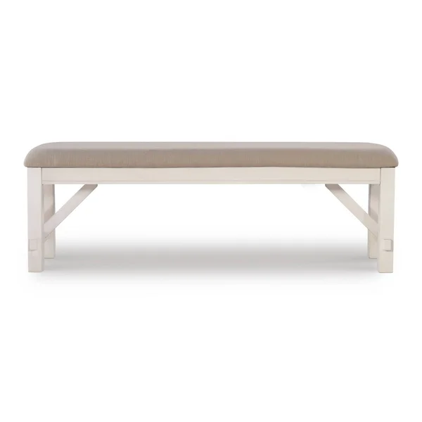 Landon Bench White - Powell Company