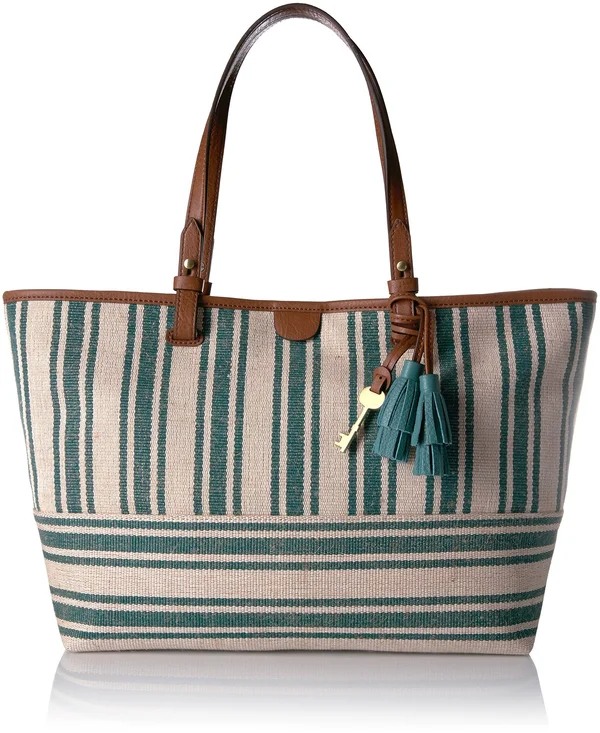 Fossil Rachel Tote - Teal Green