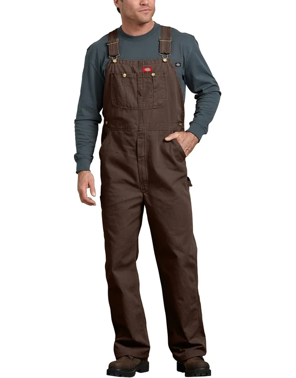 Dickies DB100 Bib Overalls - Rinsed Timber, 40