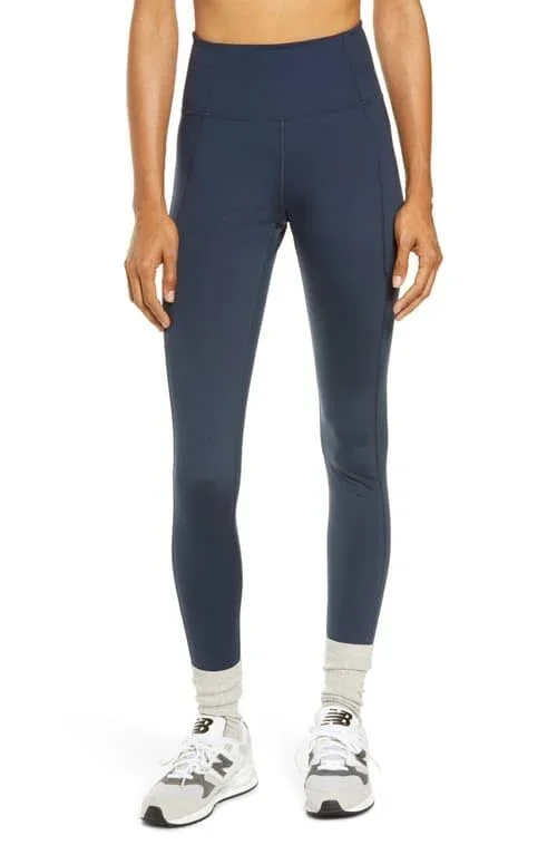 Women's Girlfriend Collective High Waist Full Length Leggings, Size X-Small - Blue