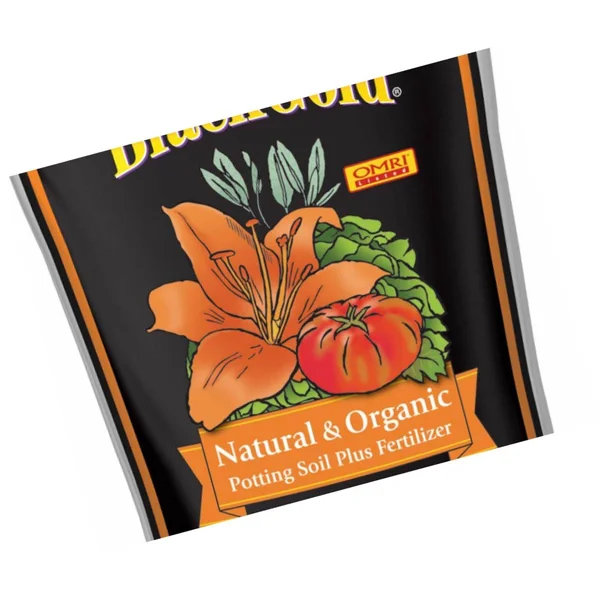 SunGro SUGRBG2 Black Gold Natural & Organic Potting Soil Bag Plus Fertilizer - 2 Cubic Feet (10 Pack)