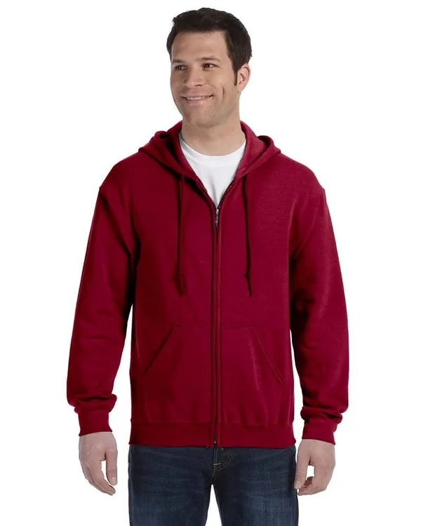 Gildan G186 - Heavy Blend 8 oz. - 50/50 Full-Zip Hood - Cardinal Red