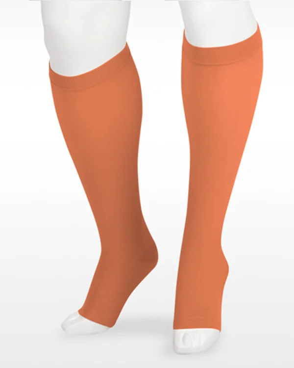 Juzo Soft 30-40 mmHg Open Toe Knee High - III, Regular, Navy
