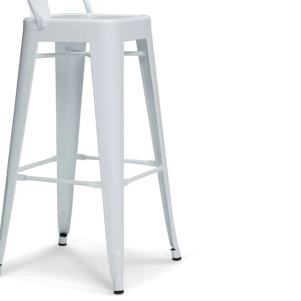 Wyndenhall Josephine 30 inch Metal Bar Height Stool (Set of 2) (White)