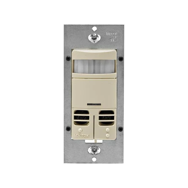 Leviton OSSMD-MDI Dual Relay - Wall Occupancy Sensor, Ivory