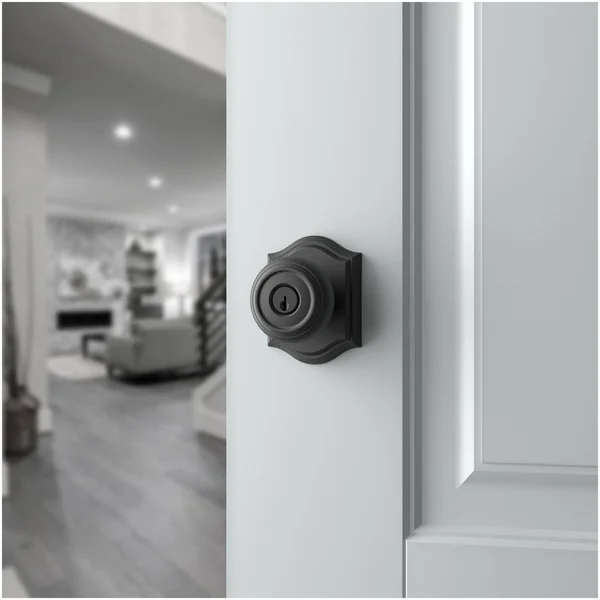 Baldwin Entratar141 Entry Traditional Knob, Polished Nickel