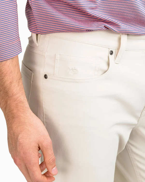 Southern Tide Intercoastal Pant Men's Stone : 33 30
