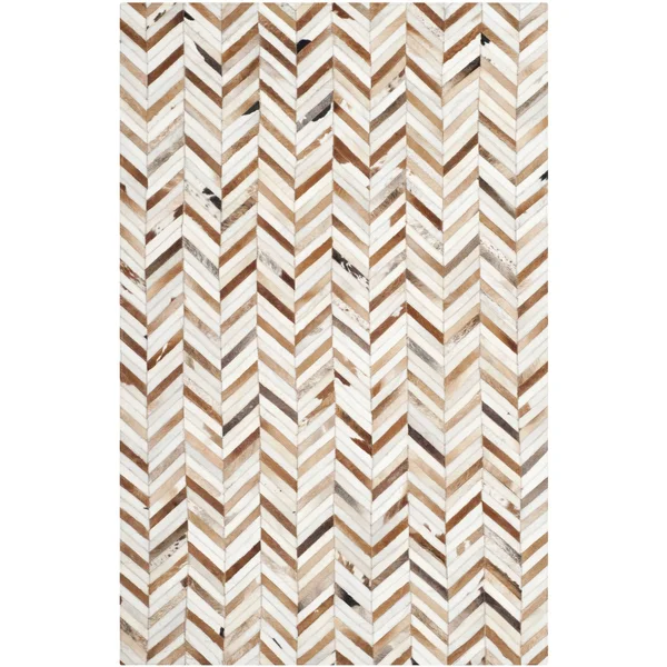Safavieh Studio STL519A Grey Leather - Multi 8& x 10& Area Rug