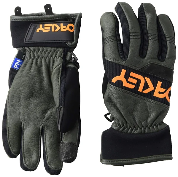 Oakley Factory Winter Gloves 2.0 Grey Orange - Xs