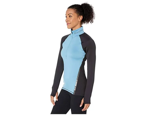Under Armour Women's ColdGear Armour Zip Color Block - Blue, Xs