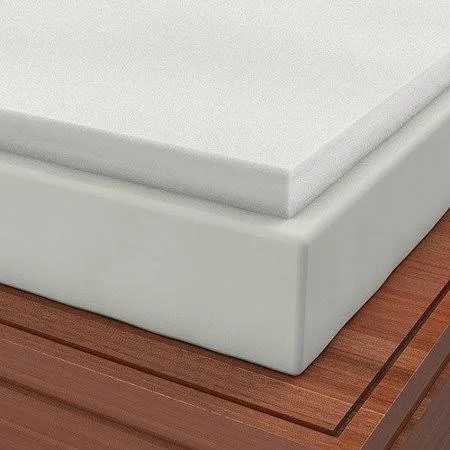 King 1.25 inch Soft Sleeper 2.5 Visco Elastic Memory Foam Mattress Topper USA Made