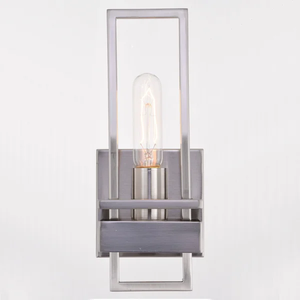 Vaxcel W0344 Marquis - 1 Light Wall Sconce Satin Nickel Finish