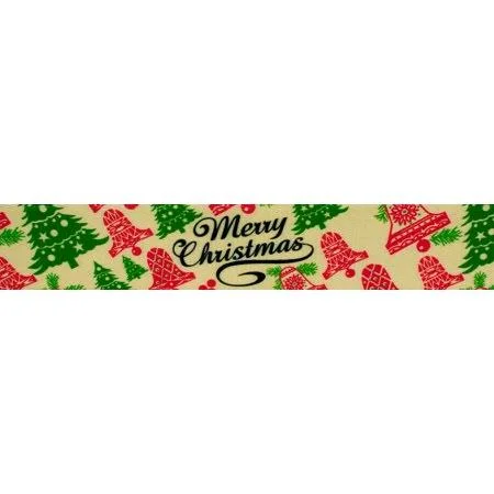 Country Brook Design 1 1/2 inch Christmas Cookies Polyester Webbing - 50 Yards, Green