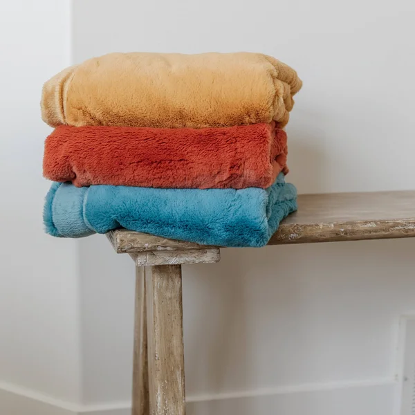 Tangerine Lush Extra Large Blanket