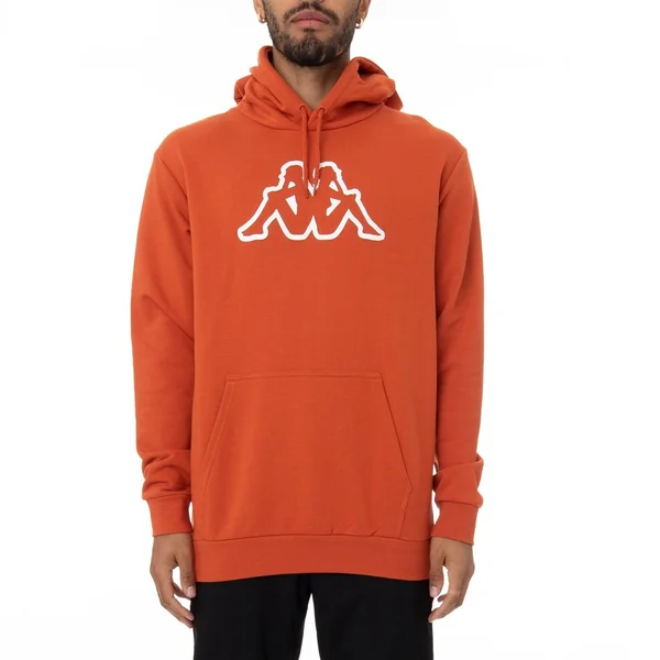 Kappa, Logo Fleece Zavrok Hoodie - Orange Xs, Orange, 311B7QW-WGR