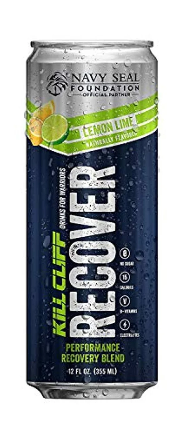 Kill Cliff Lemon Lime Recovery & Hydration Drink 16-12 oz Cans