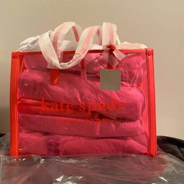 Kate Spade Market See-Through Large Tote - Pink - Handbags & Purses
