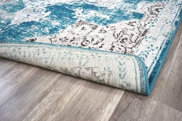 Rugs America Harlow Avalon Teal Blue 5 ft. x 7 ft. Area Rug