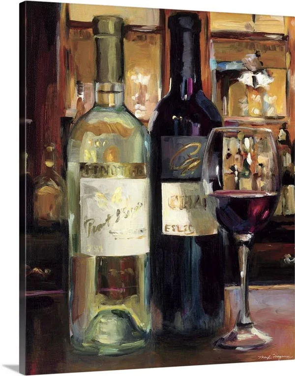 A Reflection of Wine II - Canvas Wall Art, 24x30, Great Big Canvas