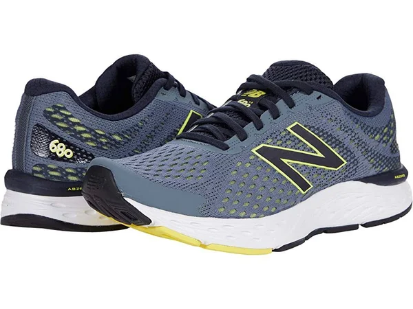 New Balance 680v6 Men's Running Shoes - Size: 9.5 4E, Med Grey