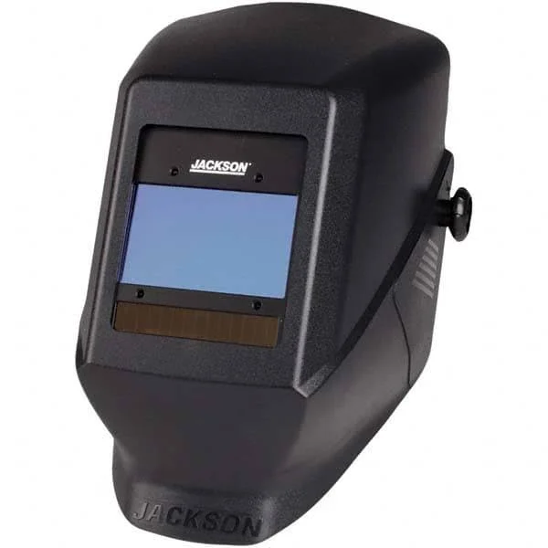 Jackson Safety Shade 9 to 13, Auto-Darkening Welding Helmet - Black, Thermoplastic, 2.36x22 Window Width x 3.93x22 Window Height