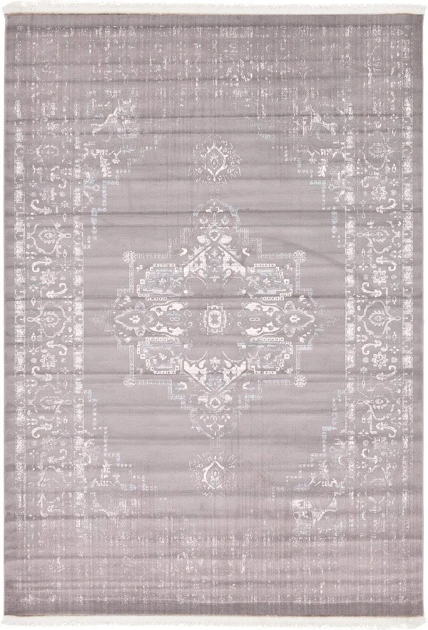 Unique Loom Attiki New Classical Rug - Gray (8& 0 x 11& 4)