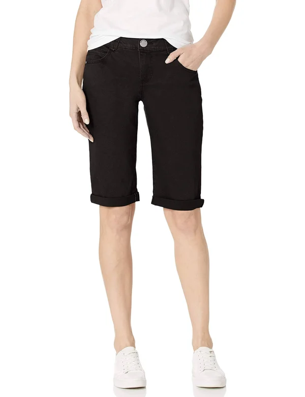 Democracy Women's Bermuda Shorts - Black - Size 4