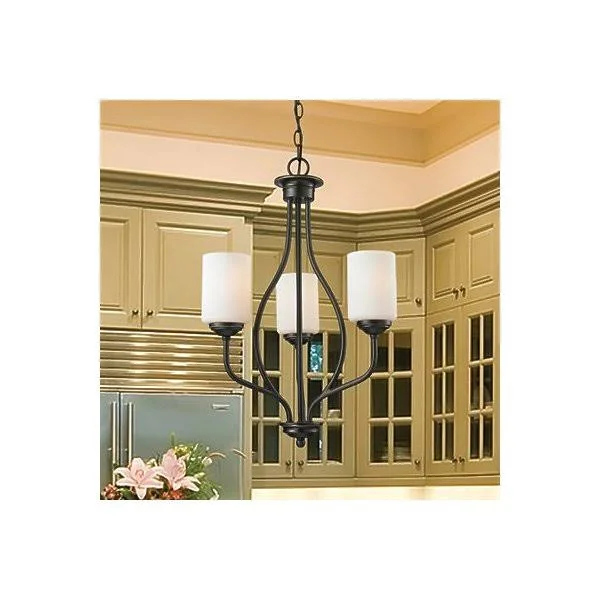 Z-Lite 414-3 Cardinal 3-Light Chandelier - Olde Bronze