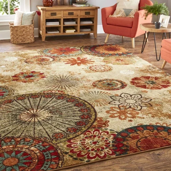 Mohawk Home Caravan Medallion Ornamental Runner Area Rug, 1&8x22x6&, Multi