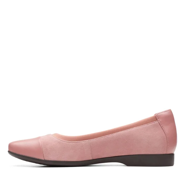 Clarks Womens Un Darcey Cap 2 Rose Combi Size 10