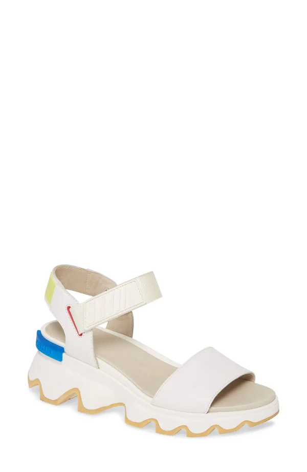 Sorel Women's Kinetic Sandal - 7 - Sea Salt
