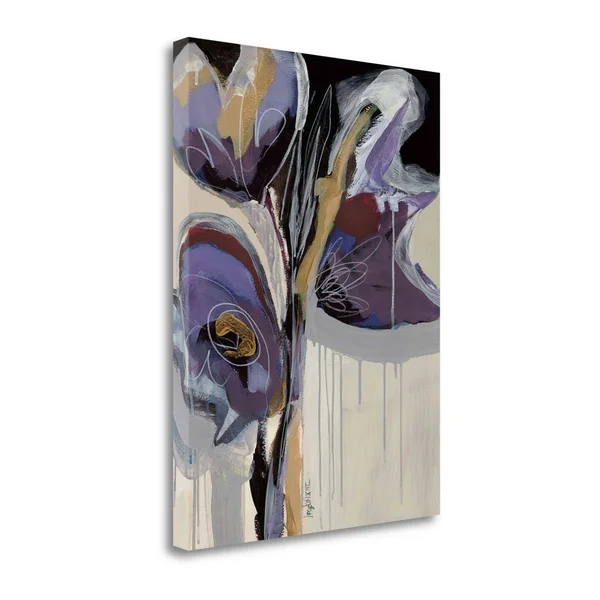47x22 x 35x22 Floral Impressions II Giclee Print on Gallery Wrap Canvas